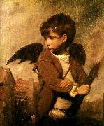 Sir Joshua Reynolds cupid as link boy china oil painting artist